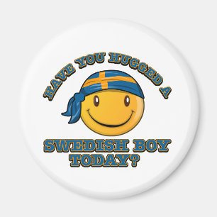 Have you hugged a Swedish boy today? Magnet