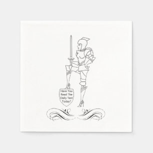 Have You Read the Daily Text Paper Napkin