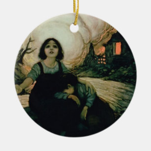 'Have You Room In Your Hearts For Us?', Fatherless Ceramic Ornament