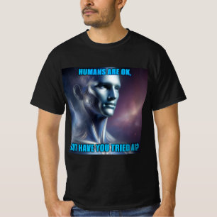 Have you Tried AI - Men's Black T-Shirt