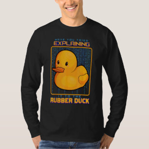 Have You Tried Explaining It To A Rubber Duck Web T-Shirt