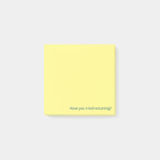 Have you tried restarting post-it notes