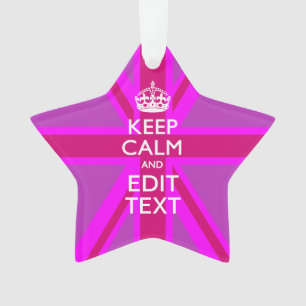 Have Your Keep Calm Text on Pink Union Jack