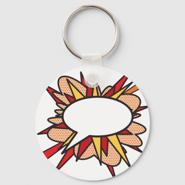 HAVE YOUR SAY! Speech Bubble Keychain (Front)