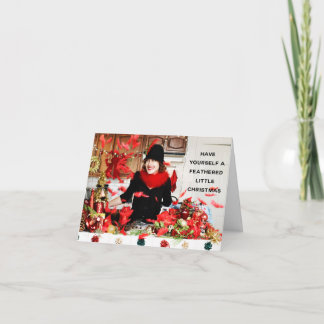 "Have Yourself a Feathered Little Christmas" Holiday Card