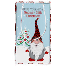 Have Yourself a Gnomey Red Gnome Xmas Christmas