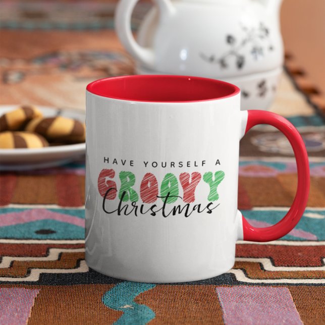 Have Yourself A Groovy Christmas Mug (Creator Uploaded)