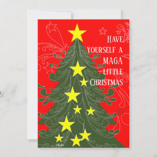 Have Yourself a MAGA Little Christmas Patriotic Holiday Card