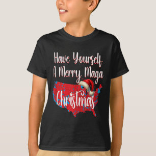 Have Yourself A Merry Christmas Xmas Red Election  T-Shirt