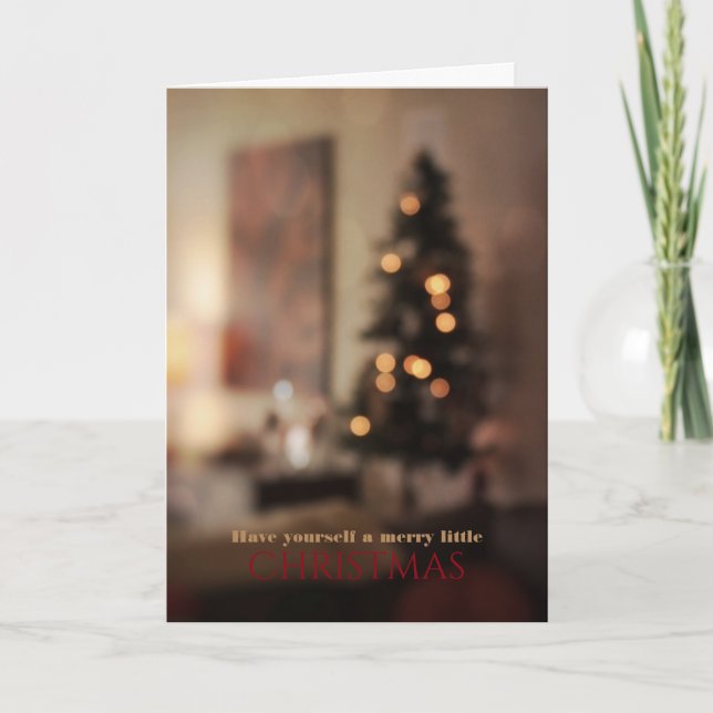 Have Yourself a Merry Little Christmas (Card) Holiday Card (Front)