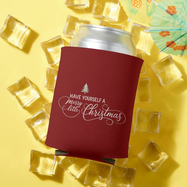 Have Yourself A Merry Little Christmas Cozy Winter Can Cooler (In Situ Summer)