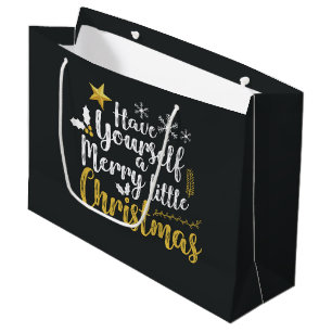 Have yourself a merry little Christmas Large Gift Bag