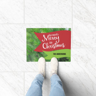 Have Yourself A Merry Little Christmas Personalize Doormat