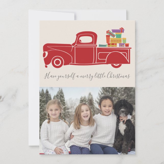 Have yourself a merry little Christmas photo Holiday Card (Front)