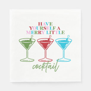 Have Yourself A Merry Little Cocktail Bachelorette Napkin