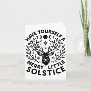Have Yourself A Merry Little Solstice Christmas Pa Card