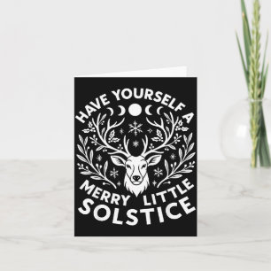 Have Yourself A Merry Little Solstice Christmas Pa Card