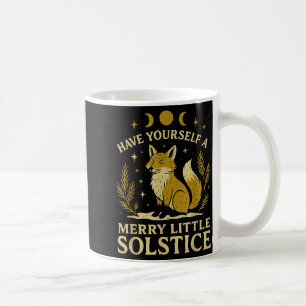Have Yourself A Merry Little Solstice Fox Mystic Coffee Mug