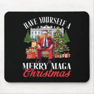 Have Yourself A Merry Mega Christmas Santa Funny T Mouse Pad