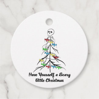 Have yourself a scary little Christmas! Favour Tags