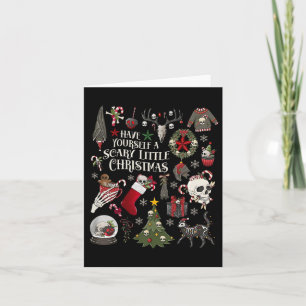 Have Yourself A Scary Little Christmas Skeleton Sp Card