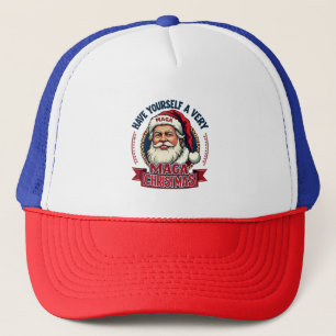 Have Yourself a very Maga Christmas Trump Won  Trucker Hat