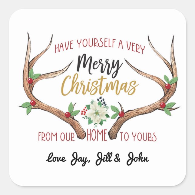 Have Yourself a Very Merry Christmas Sticker (Front)