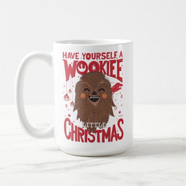 Have Yourself A Wookiee Little Christmas Coffee Mug (Left)