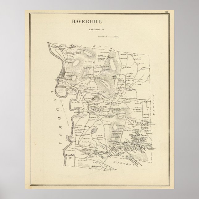 Haverhill, Grafton Co Poster (Front)