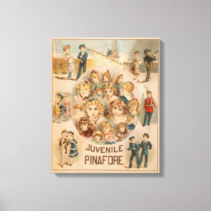 Haverly's New York Juvenile Pinafore Theatre Canvas Print