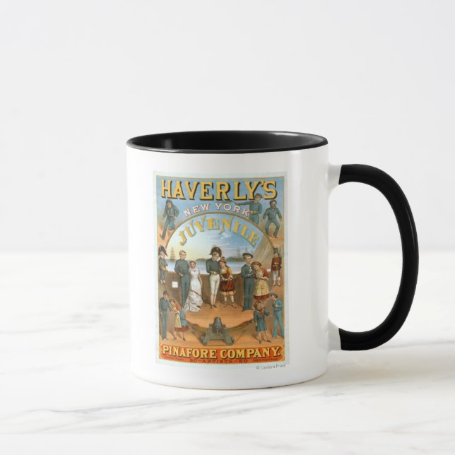 Haverly's New York Juvenile Pinafore Theatre Mug (Right)