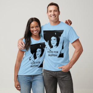 Haviland Stillwill VOTE FOR MUFFIN! Edun t-shirt