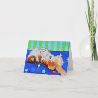Havin un carte pour notes de la boule 4x6