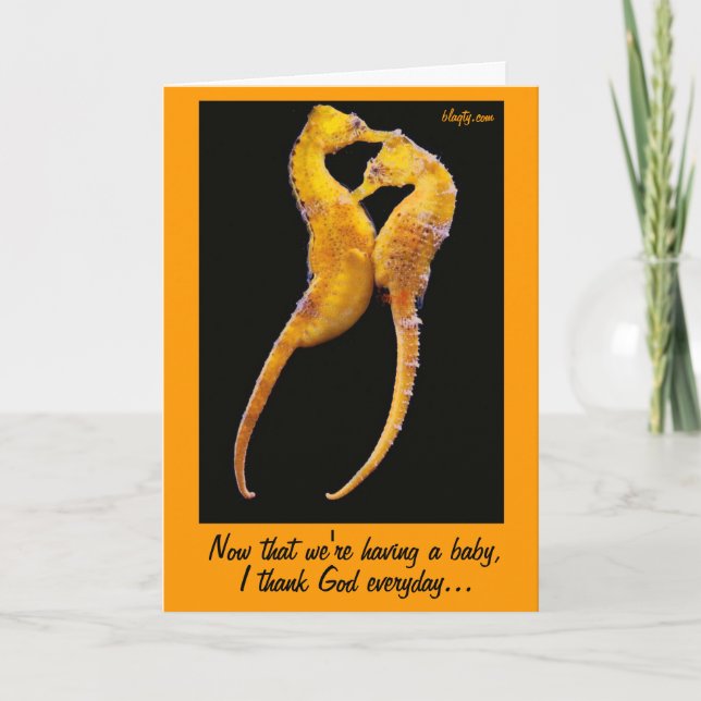 Having a baby card (Front)