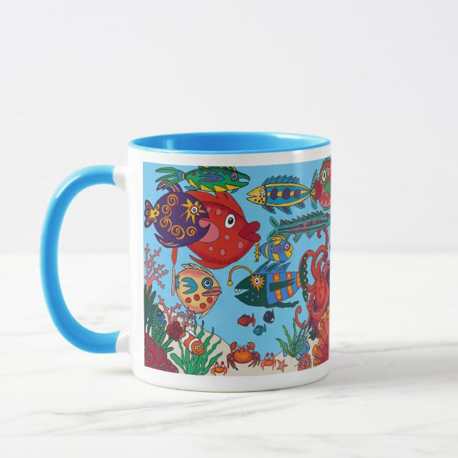 "Having a Great Day" 11 oz Beverage Mug (Left)