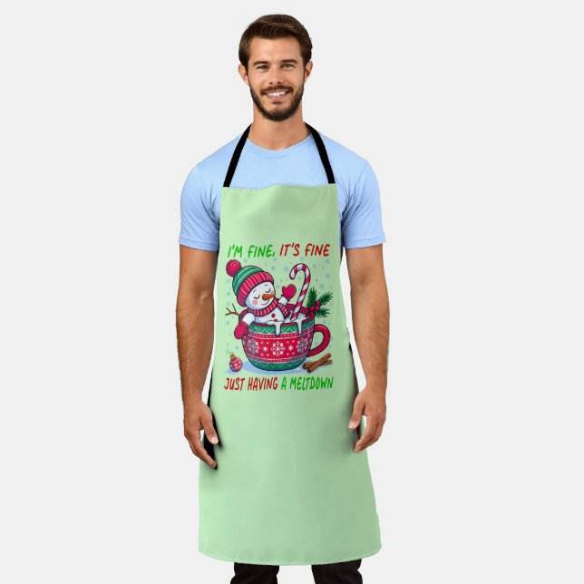 Having A Meltdown Apron (Worn)