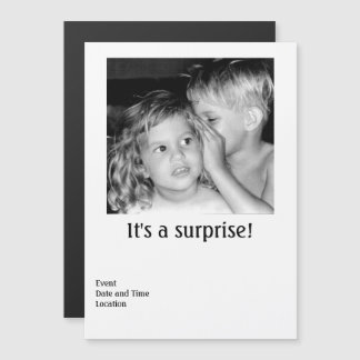 Having a Party Magnetic Invitation
