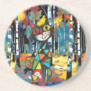 Having An Abstract Kinda Day Coaster