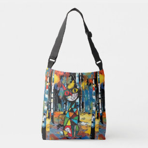 Having An Abstract Kinda Day Crossbody Bag