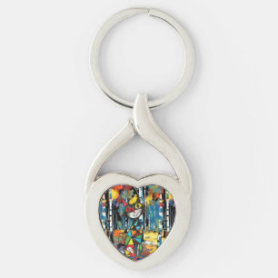 Having An Abstract Kinda Day Keychain