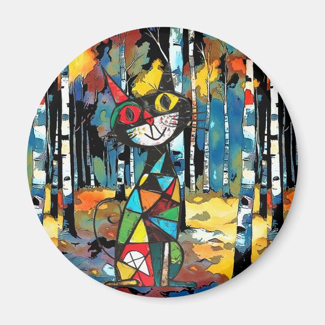 Having An Abstract Kinda Day Magnet (Front)