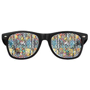 Having An Abstract Kinda Day Retro Sunglasses