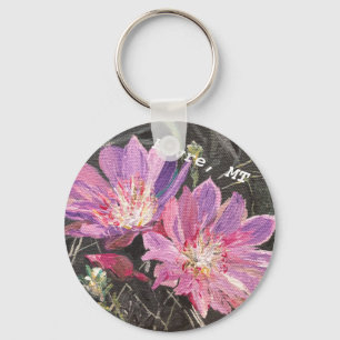 Havre, MT Bitterroot button keychain