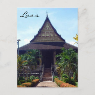 haw phra kaew loas postcard