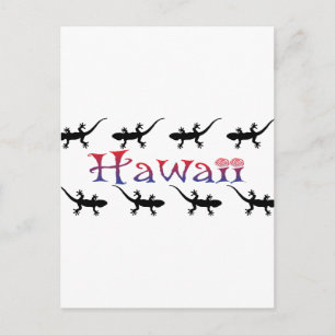 hawai geckos postcard