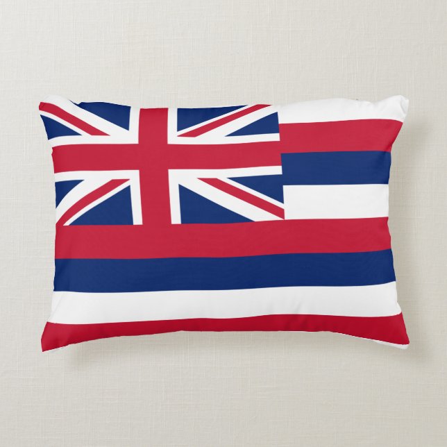 Hawai’i Flag Accent Pillow (Front)