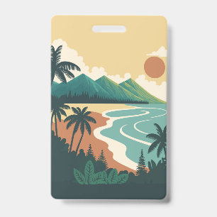 Hawai seascape badge