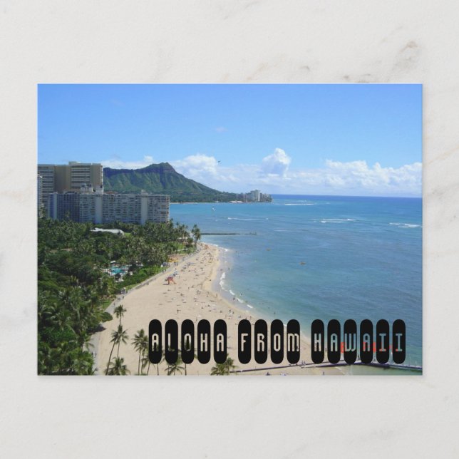 hawaii[1], Aloha from Hawaii Postcard (Front)