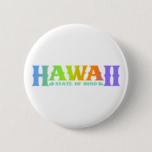 Hawaii 2 Inch Round Button