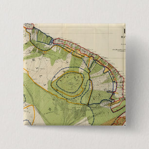 Hawaii 2 Inch Square Button